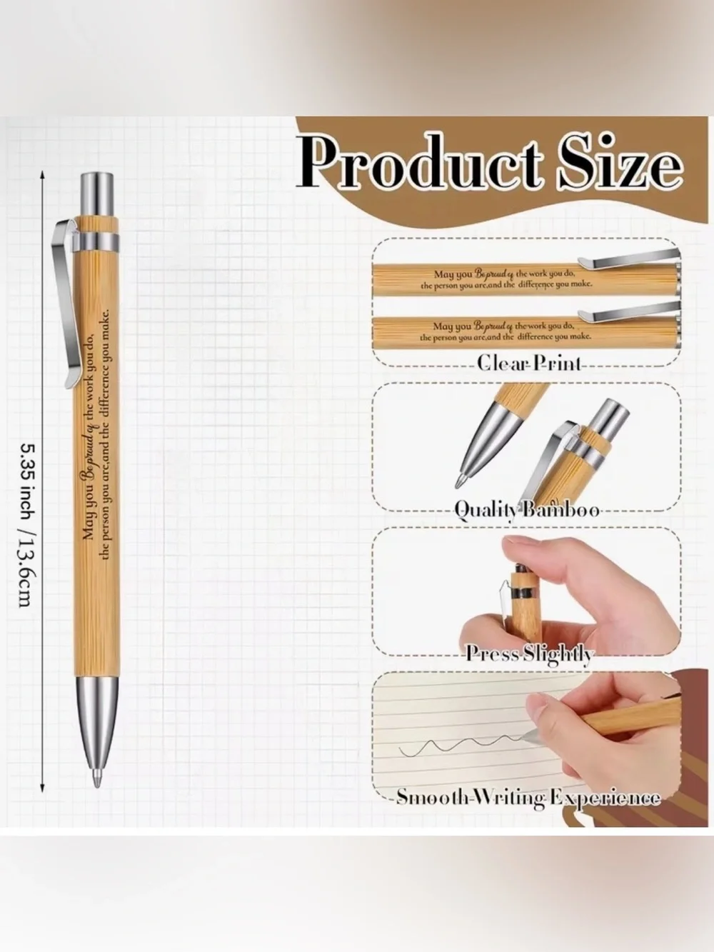 Inspirational Spiral Notebook with Pen Set NWOT